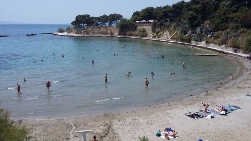 Sand beach in Split Friule beach
